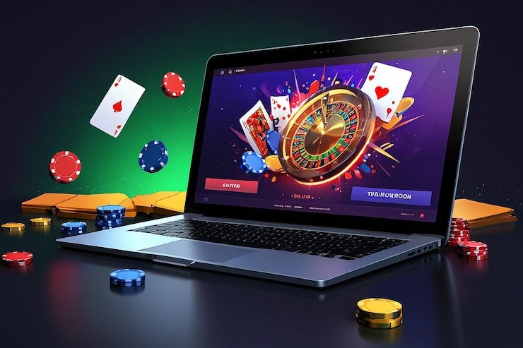 Studio live dealer Super Sic Bo dengan tiga dadu dan layar hasil real-time